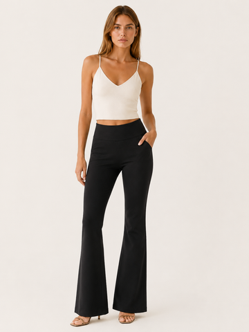Sable | Flared Leggings with Pockets