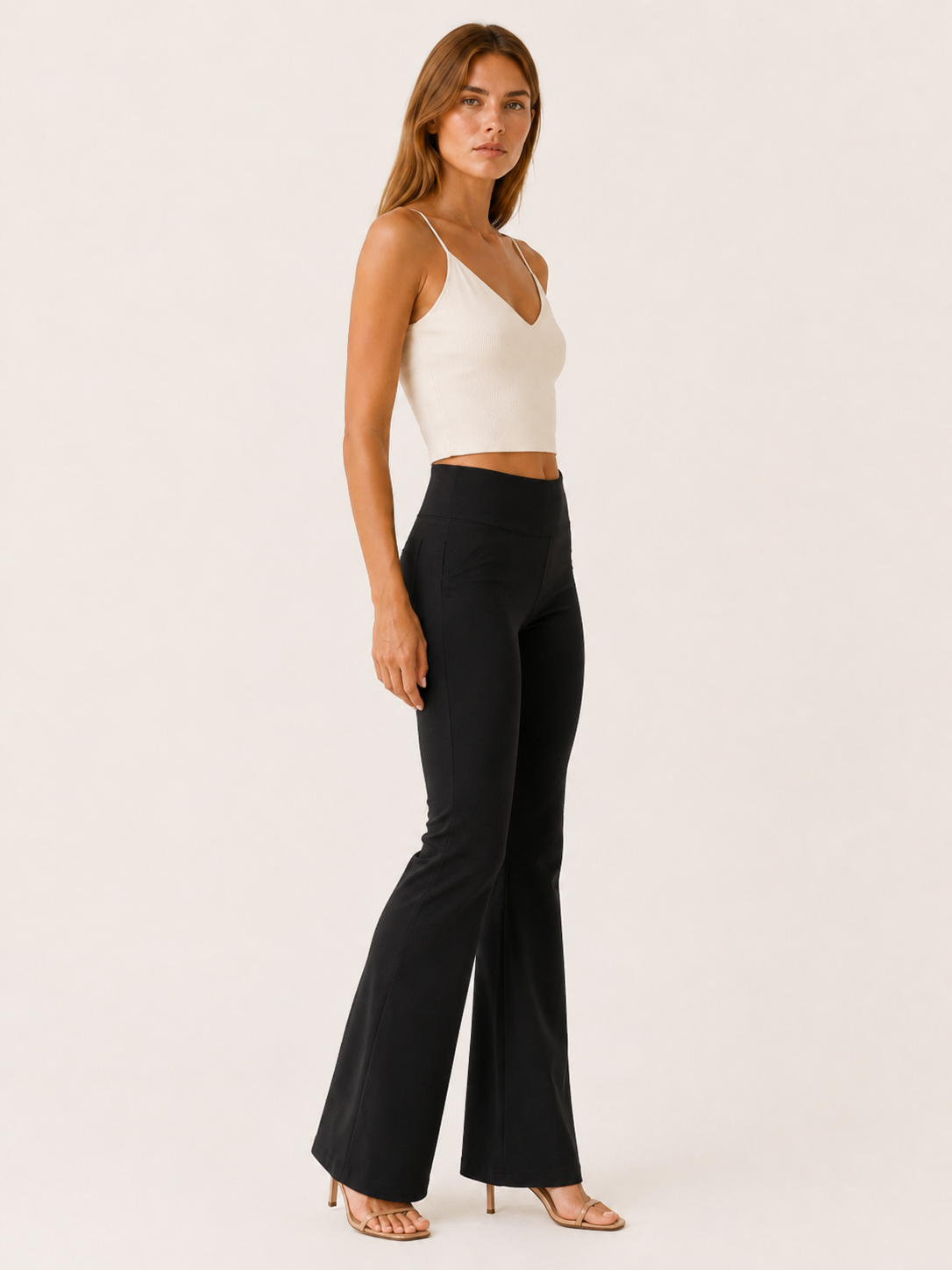 Sable | Flared Leggings with Pockets