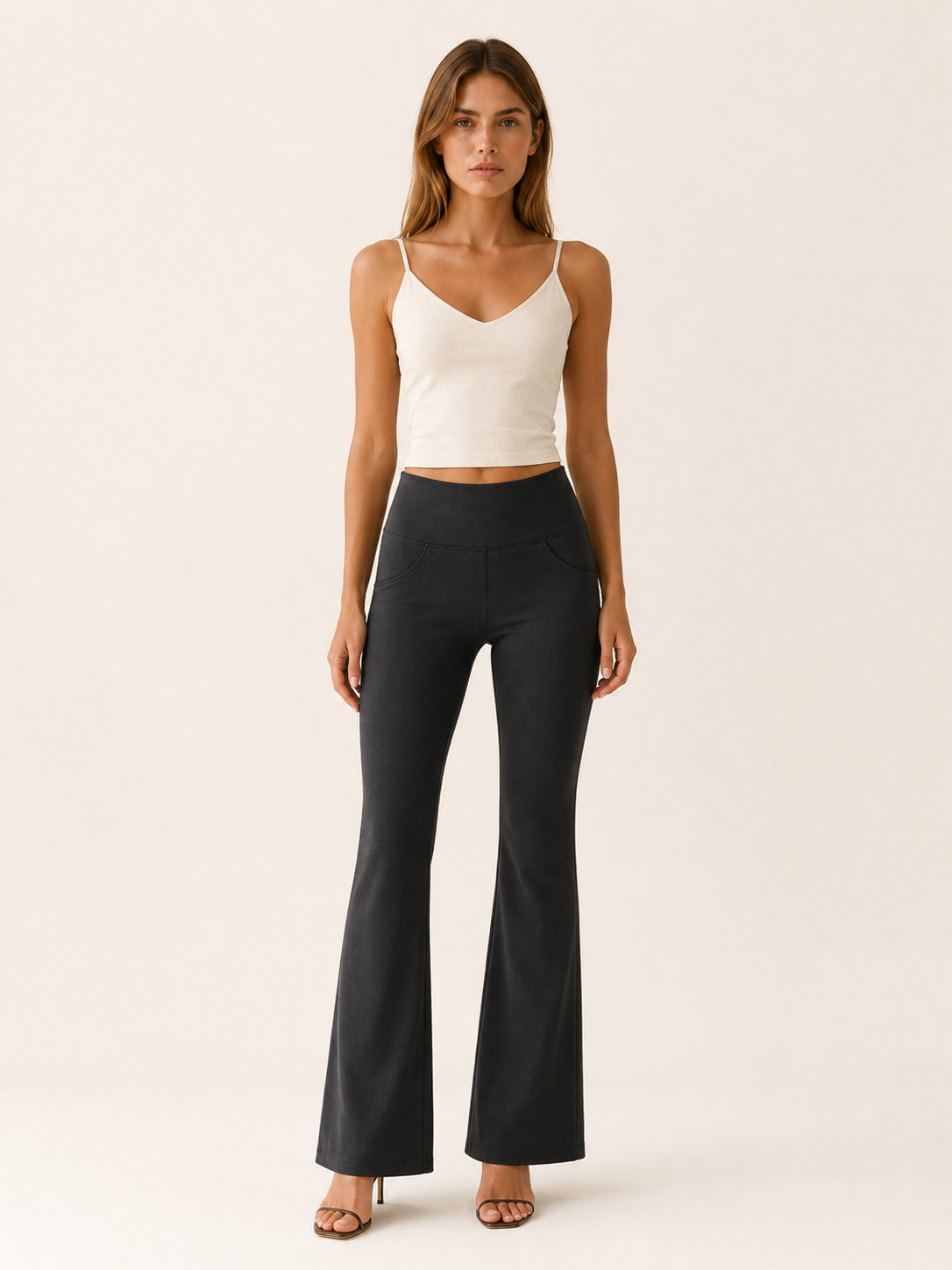 Sable | Flared Leggings with Pockets