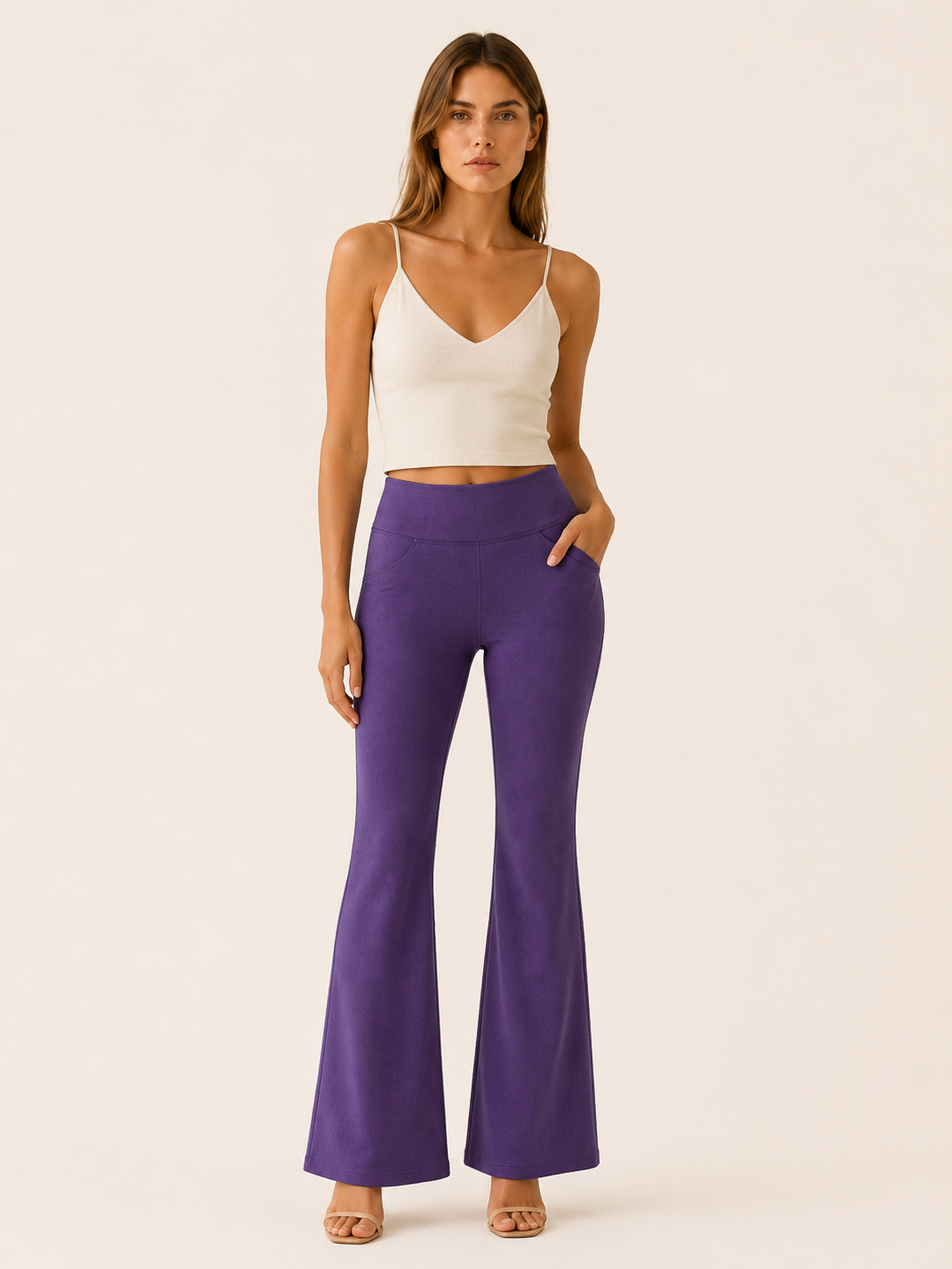 Sable | Flared Leggings with Pockets