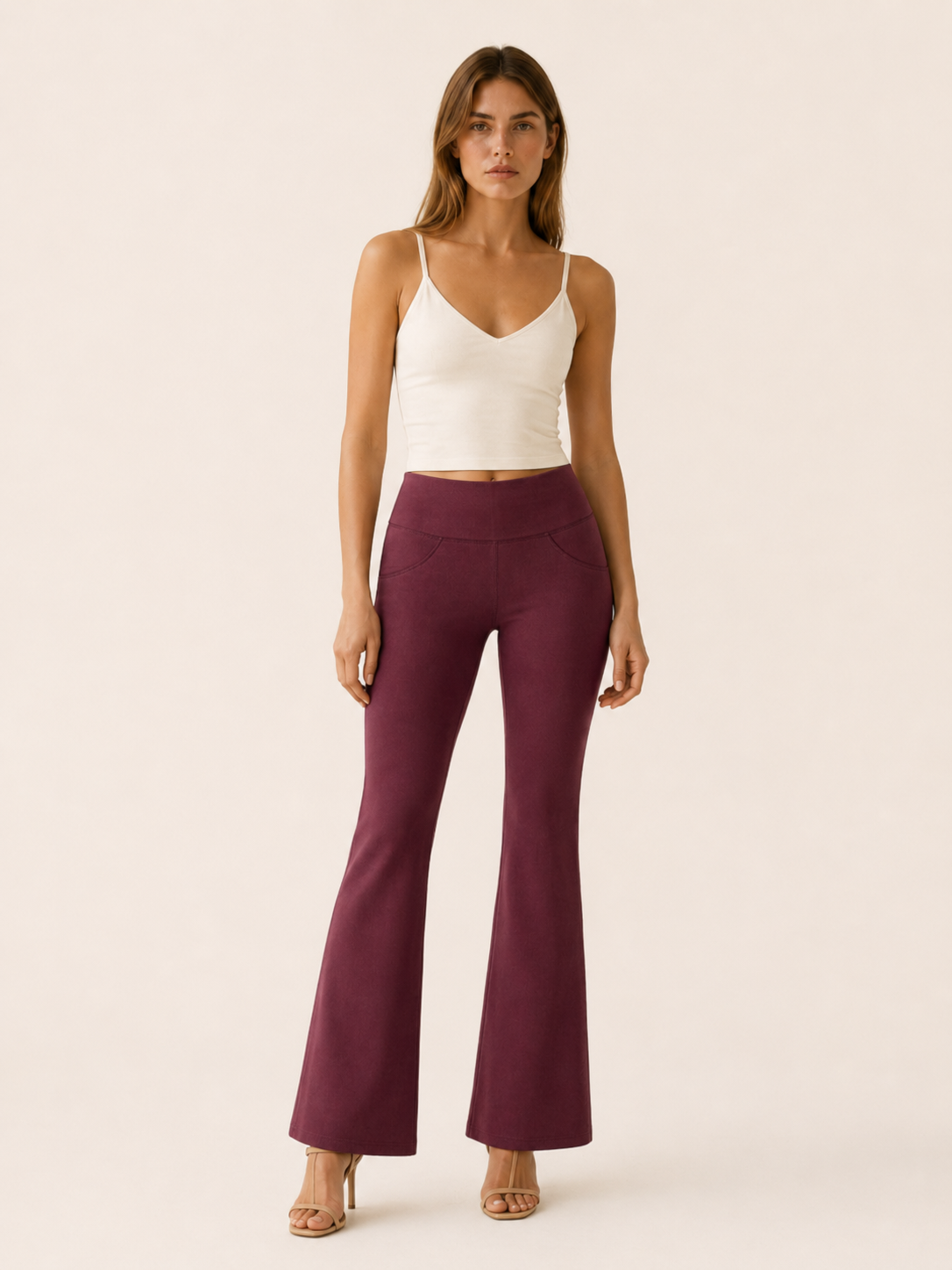 Sable | Flared Leggings with Pockets