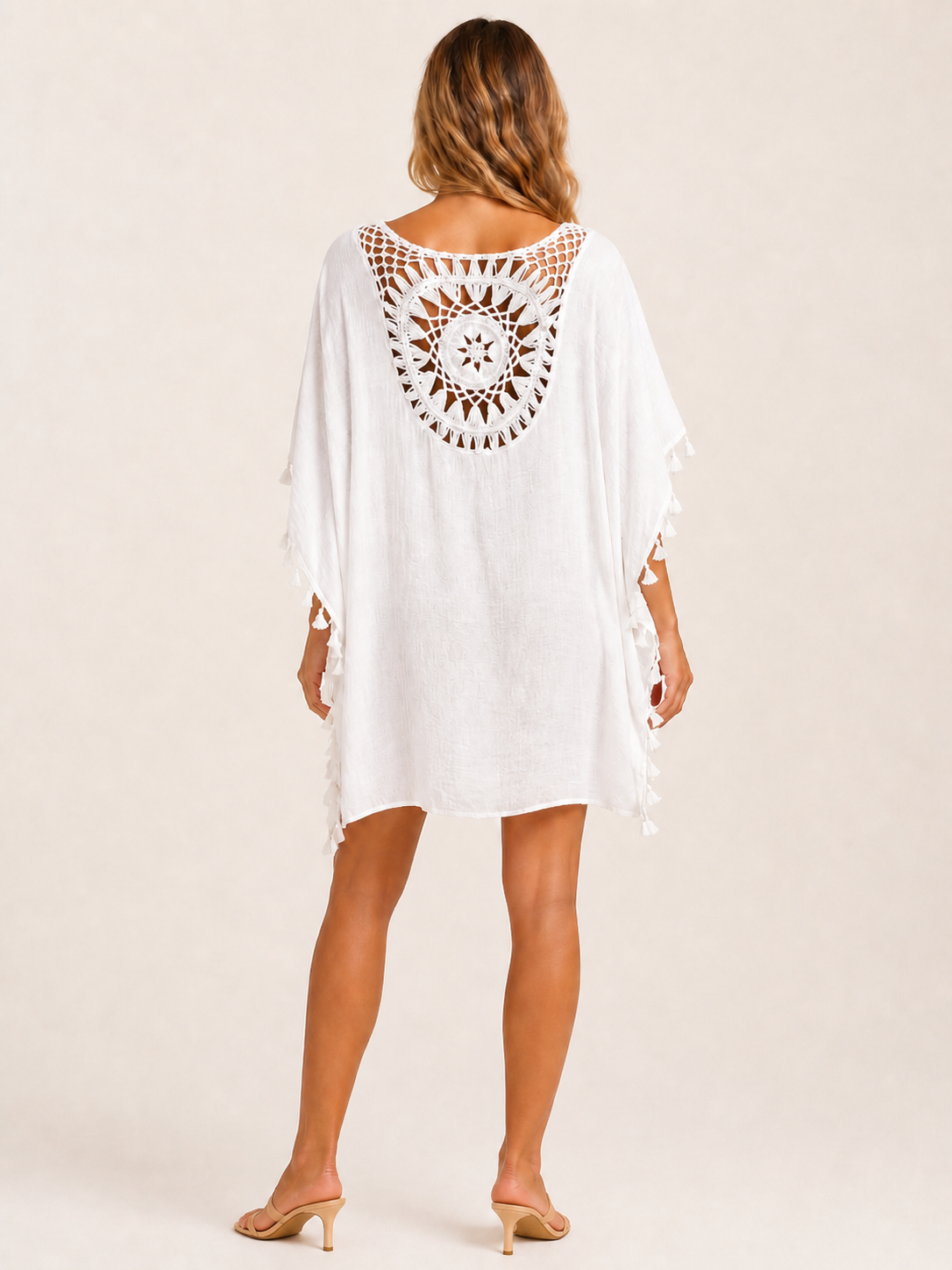 Saskia | Beach Cover-Up with Crochet Detail