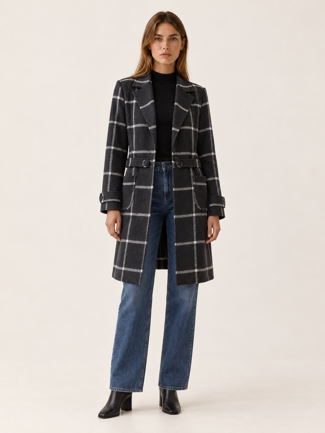 Scottie | Women's Plaid Coat Winter