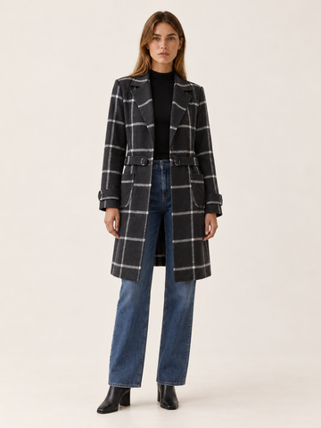 Scottie | Women's Plaid Coat Winter