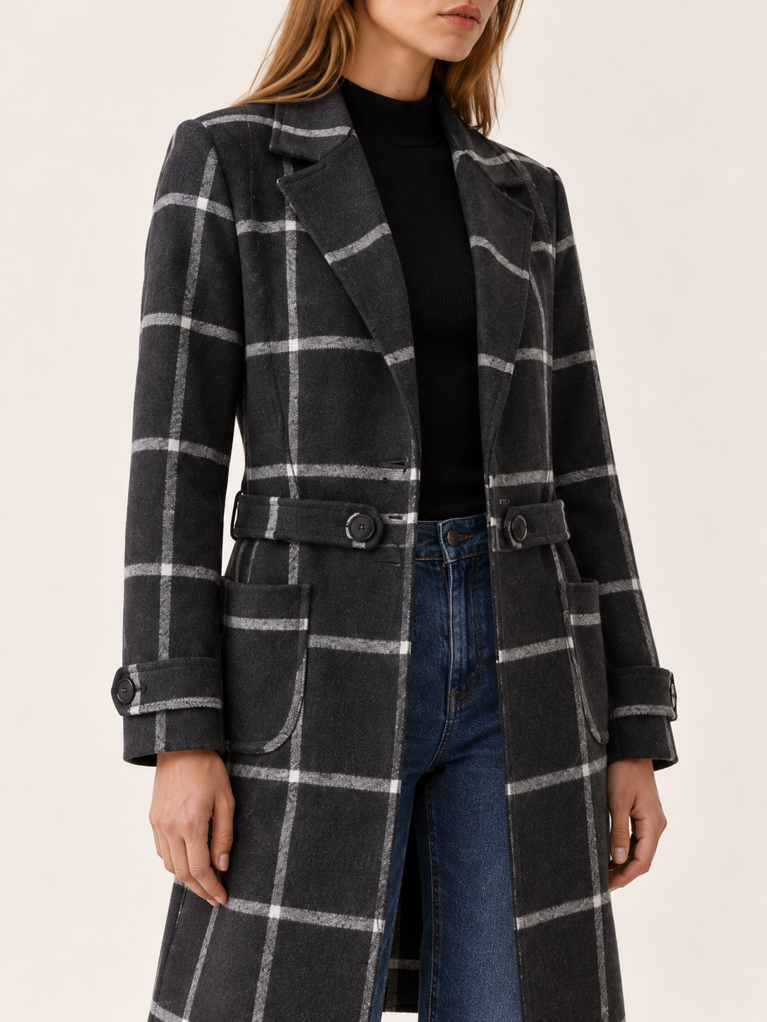 Scottie | Women's Plaid Coat Winter