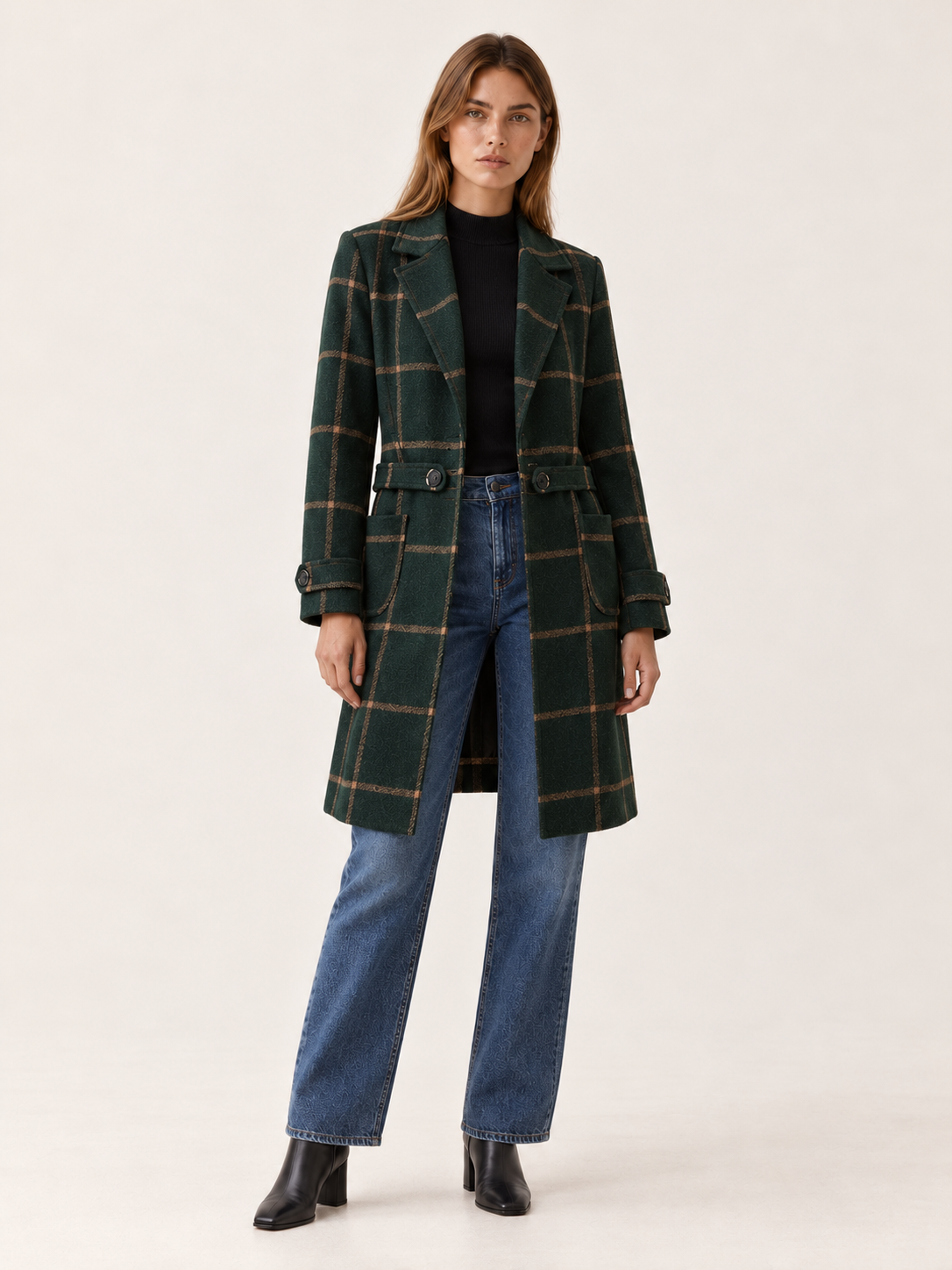 Scottie | Women's Plaid Coat Winter