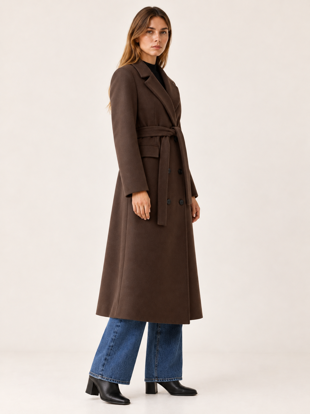 Skyler | Women's Belted Long Coat Winter