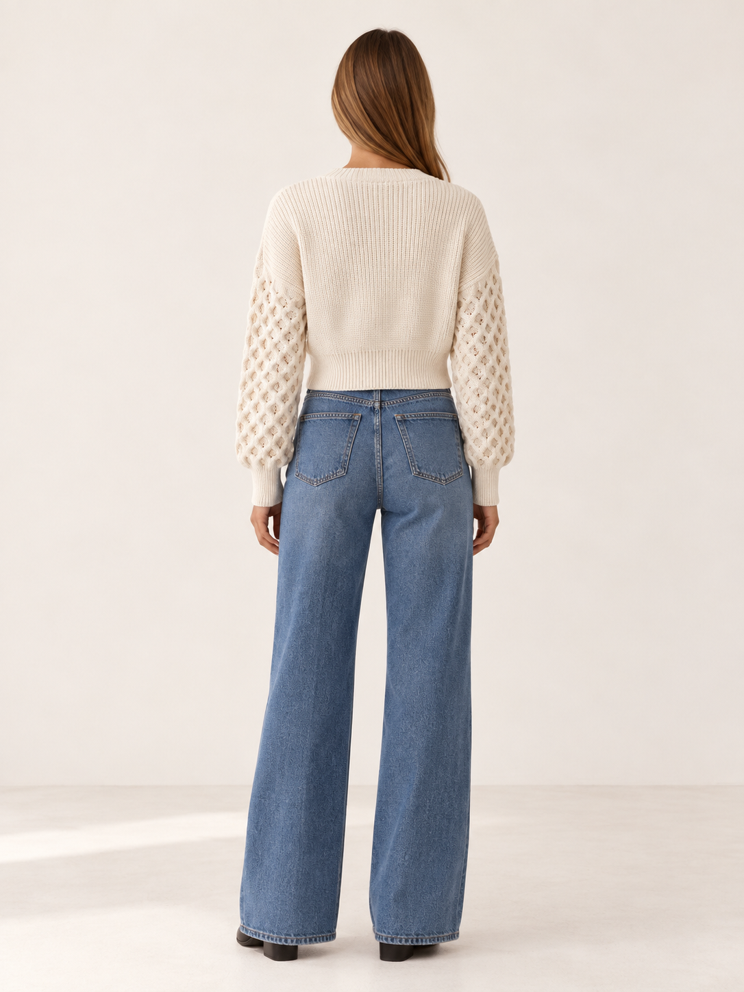 Sophronia | Cropped Cardigan with Button Front