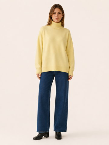 Talyssa | Turtleneck Sweater with Relaxed Fit and Long Sleeves