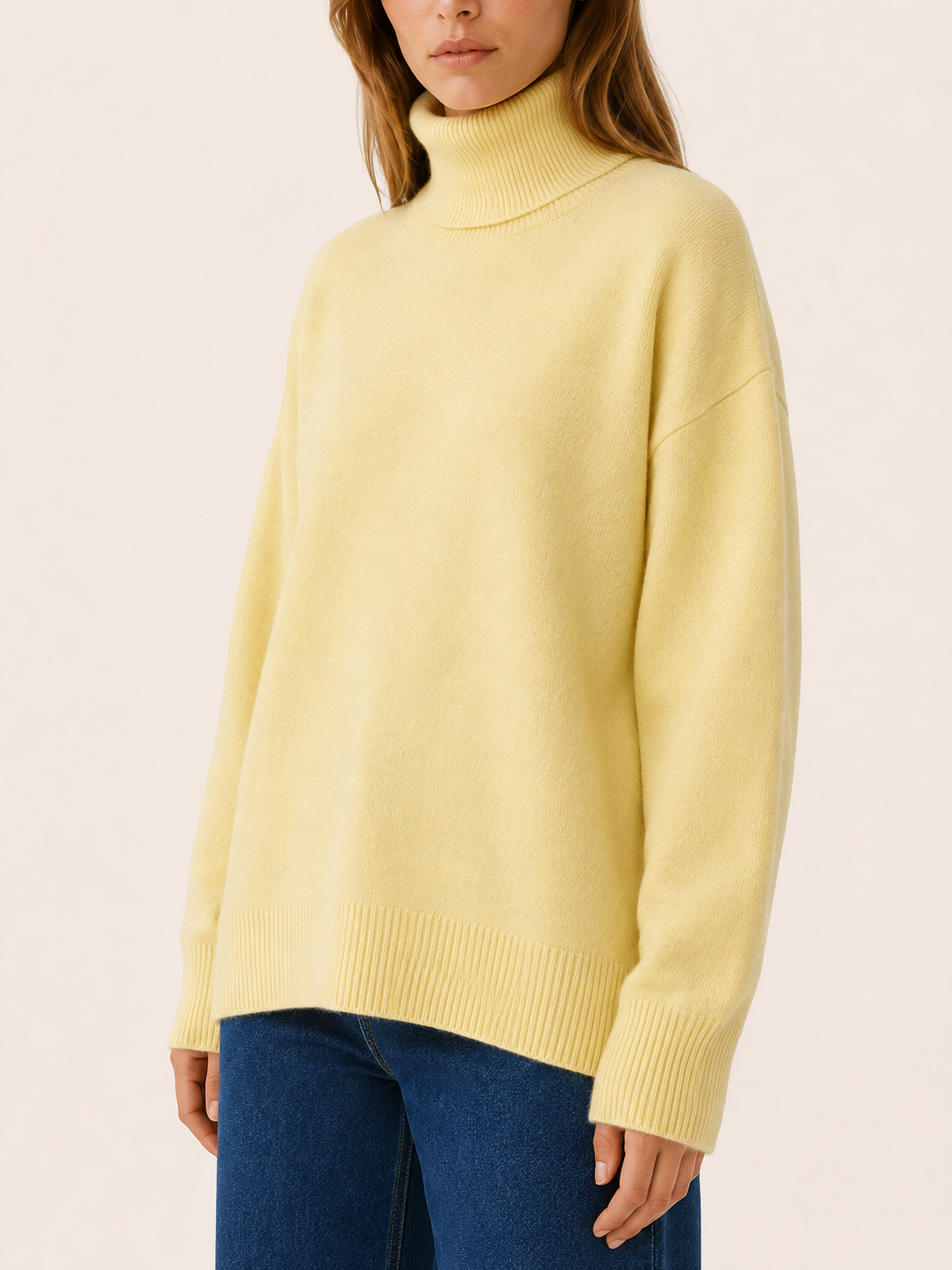 Talyssa | Turtleneck Sweater with Relaxed Fit and Long Sleeves