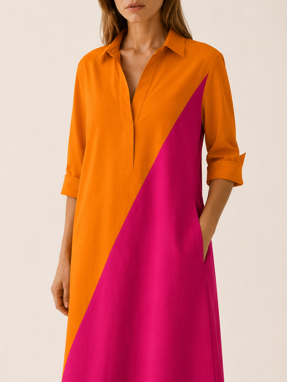 Tinsley | Midi Dress with Draped Panel Occasion Dress
