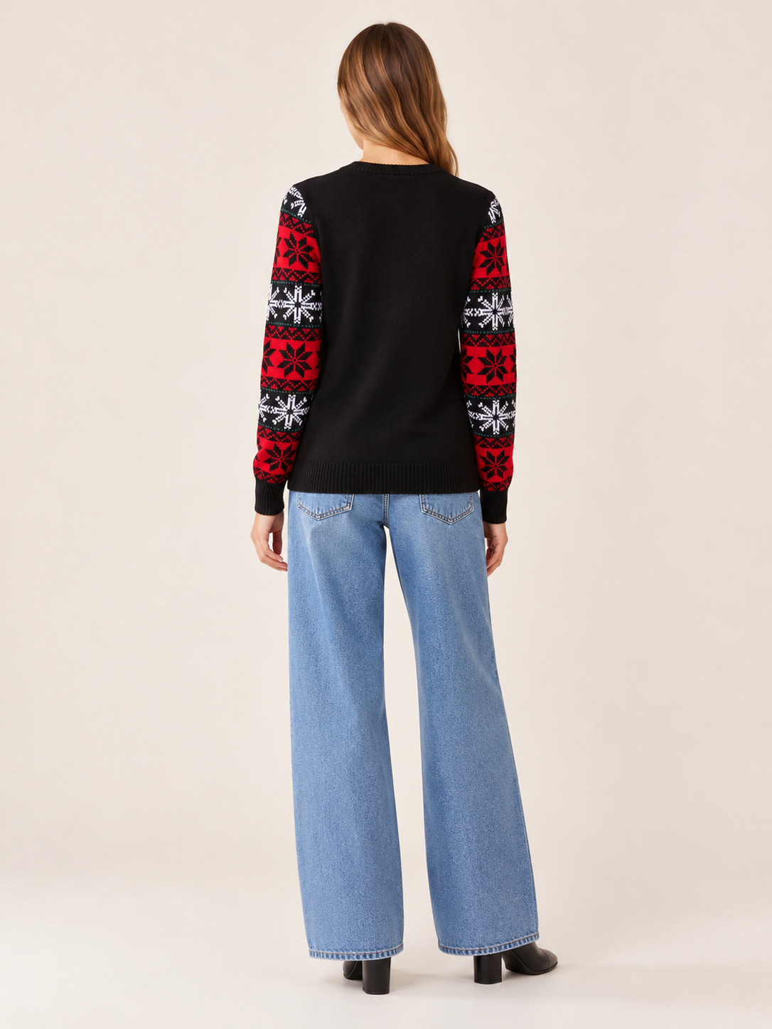 Willa | Women's Santa Knit Christmas Sweater Winter Holiday Party