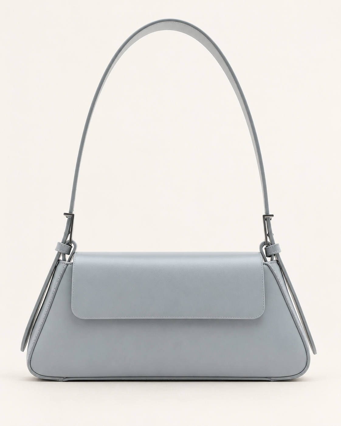 Wrenley | Women's Flap Faux Leather Baguette Bag