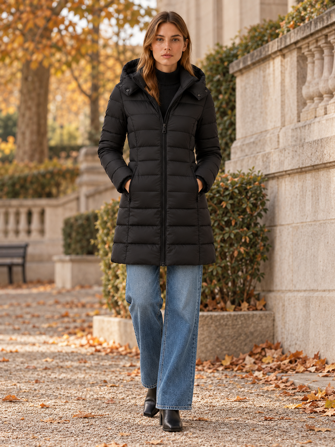 Zavellea | Women's Hooded Puffer Coat Winter