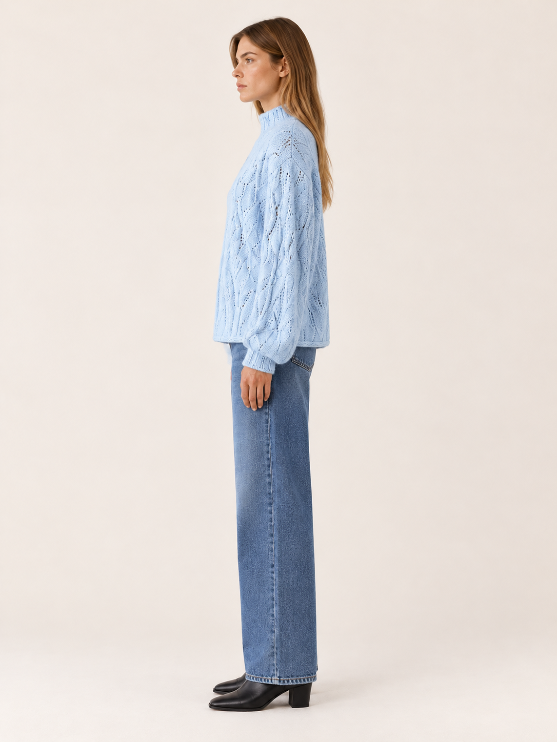 Zendrielle | Women's Oversized Cable Knit Turtleneck Sweater Fall