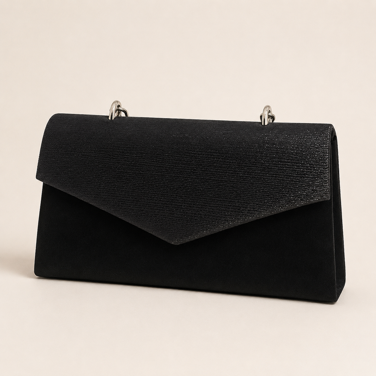 Zirel | Clutch Bag with Structured Top Handle