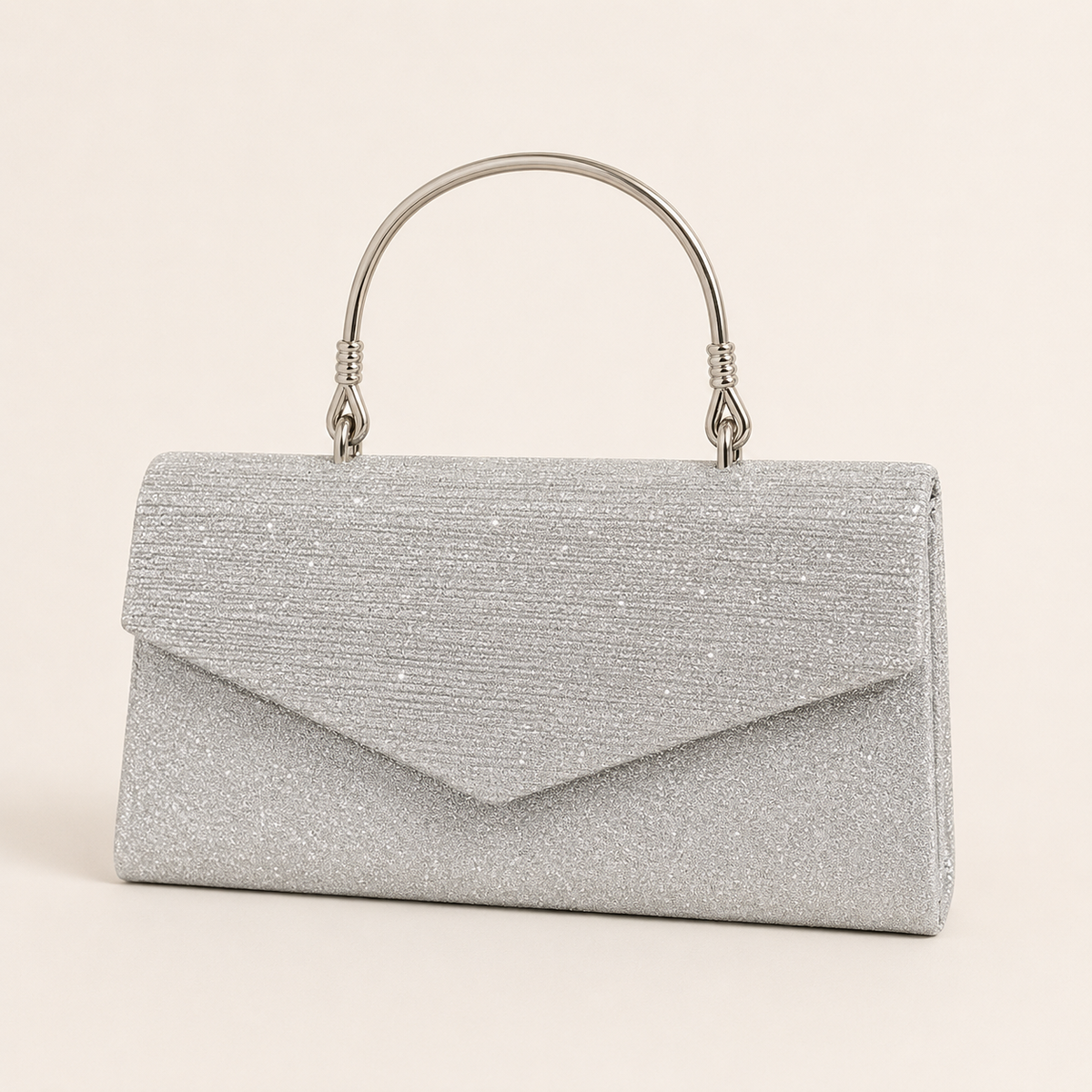 Zirel | Clutch Bag with Structured Top Handle