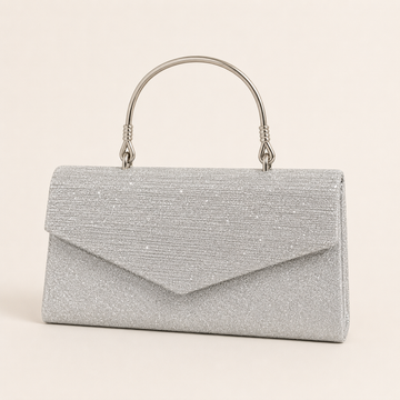 Zirel | Clutch Bag with Structured Top Handle