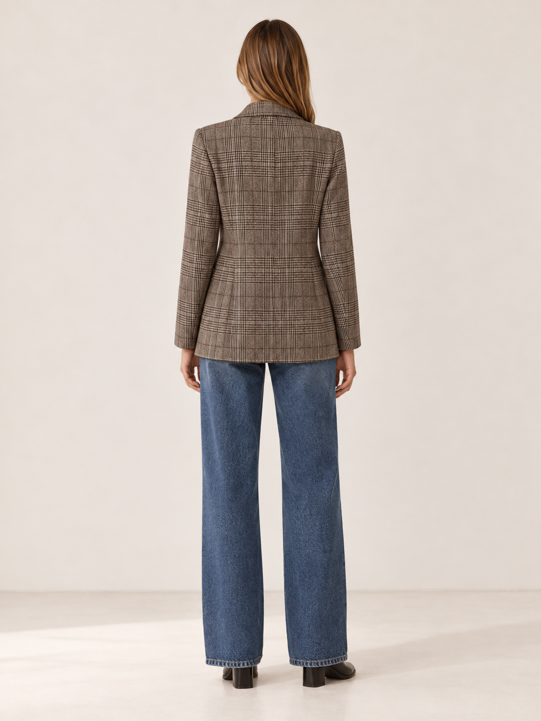 Zoe | Women's Plaid Blazer Fall Workwear